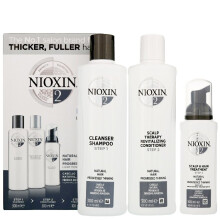 Nioxin 3D Care System, System 2, 3 Part System for Natural Hair with Progressed Thinning Kit