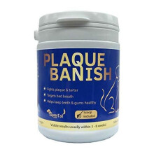 Plaque Banish 100% Natural Plaque Off & Tartar Remover For Dogs & Cats | Freshen Breath For Dogs & Cats & Pets | Prevent Gum Disease & Promote Denta