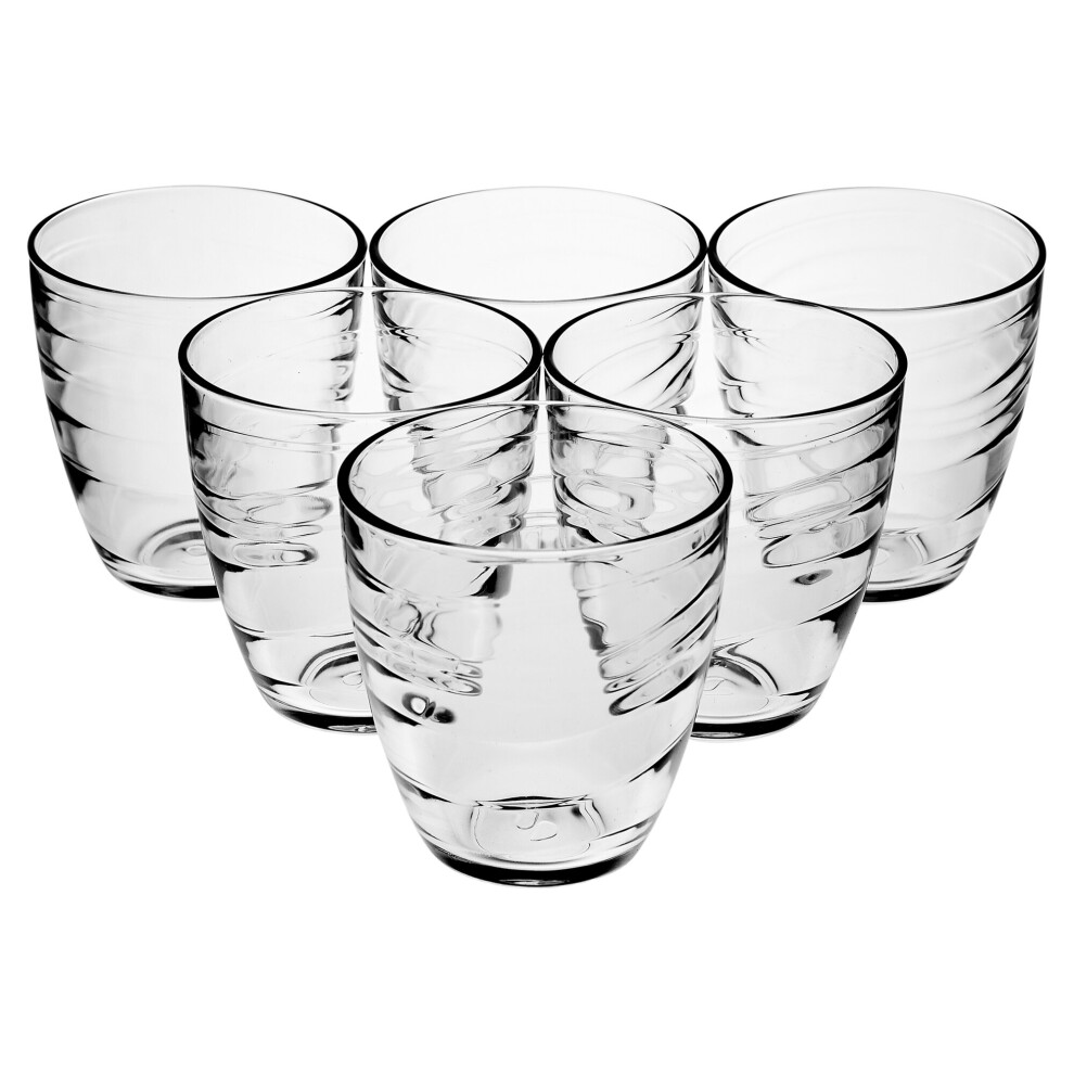 (6) Pasabahce 280ml Drinking Glasses 6 Pcs Tumbler Set