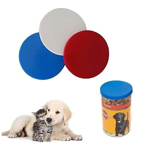 THUKRAL HAULAGE LIMITED Set of 3 Can Covers Storage Cat Dog Pet Food