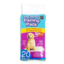 World of pets Pack of 20 Super Absorbent Premium Puppy Dog Training Pads 60 x 45cm