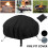 (34*15in) Outdoors Fire Pit Cover Waterproof Dustproof Cover 1