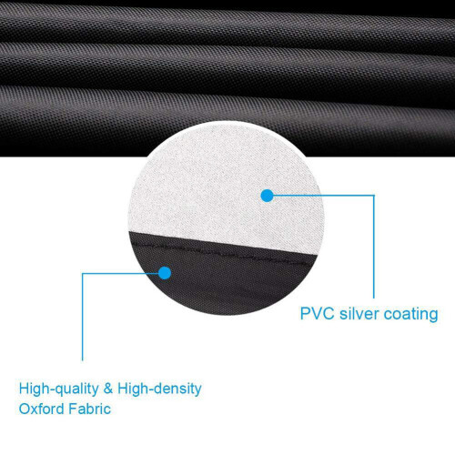 (34*15in) Outdoors Fire Pit Cover Waterproof Dustproof Cover 2