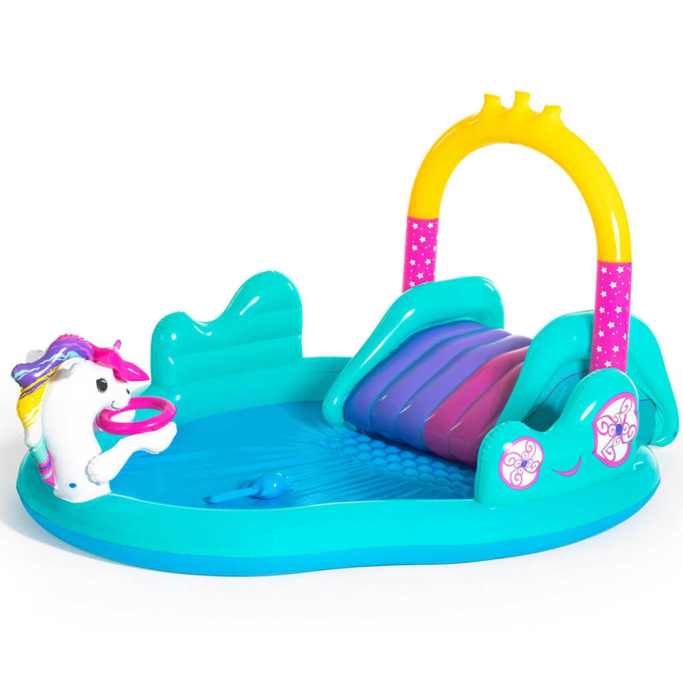 Bestway Inflatable Play Centre Magic Unicorn Multicolour Toddlers Pool Fun Toy
