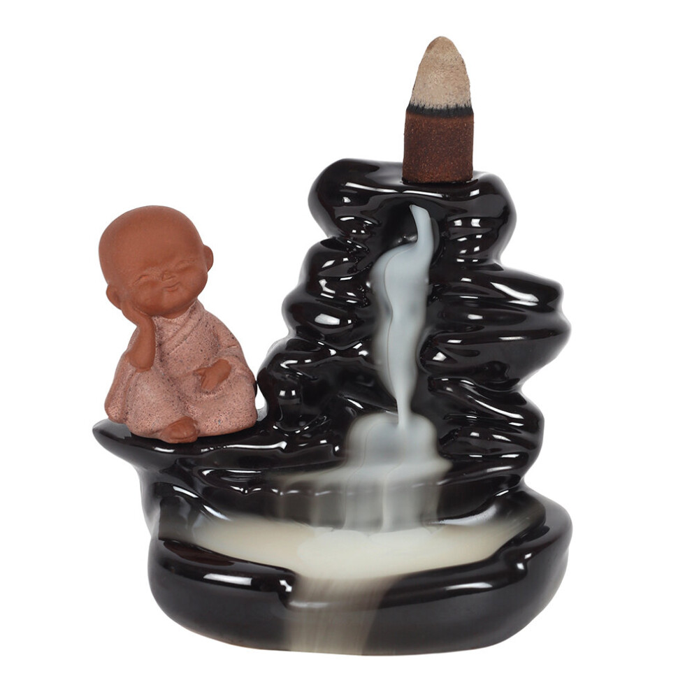 Something Special Black Buddha Waterfall Backflow Incense Burner