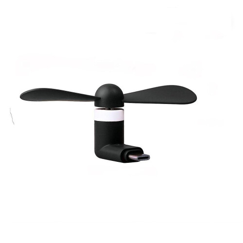 Samsung Galaxy M21 Type-C Black Portable Pocket Sized USB Mini Fan
