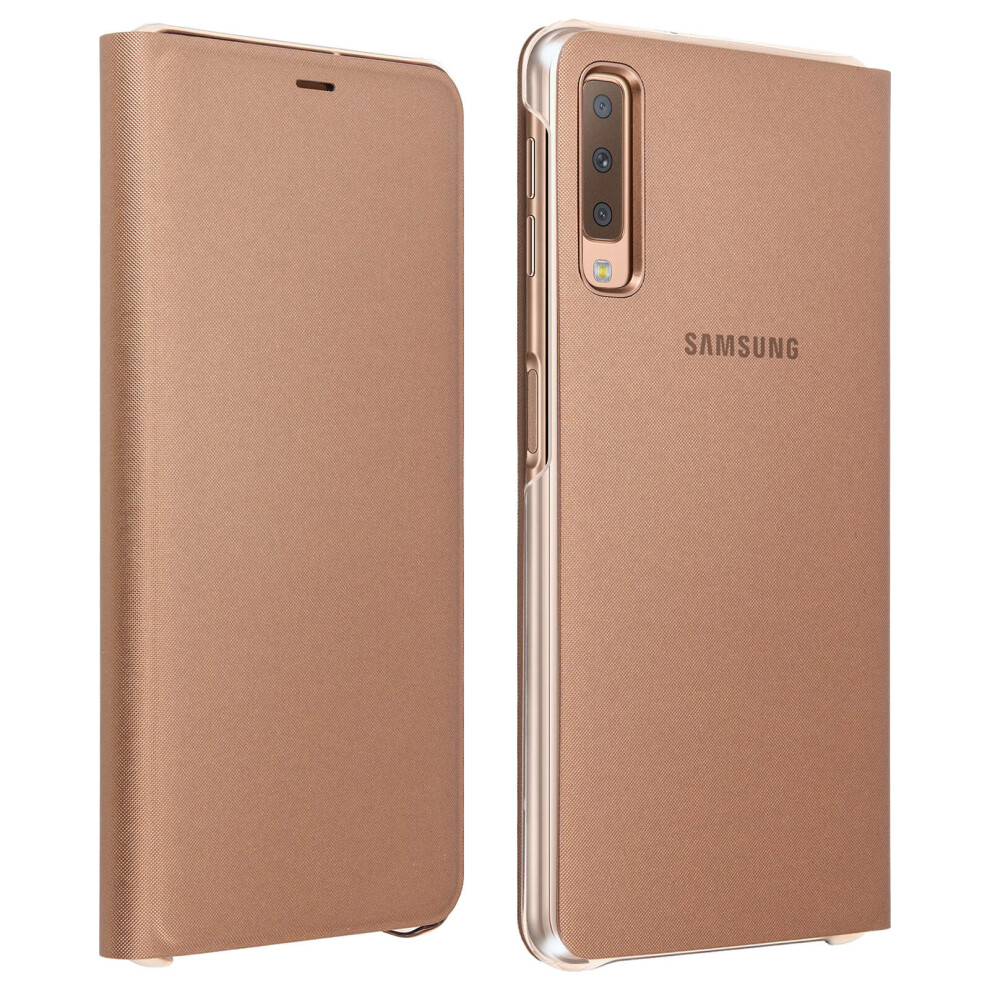 Galaxy A7 2018 Cover Original Samsung Flip Wallet Cover