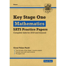KS1 Maths SATS Practice Papers Pack 1 for the 2021 tests by Books & CGP