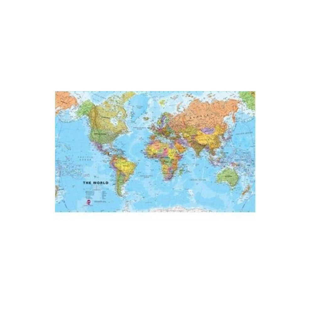 Maps International Ltd World Political Laminated