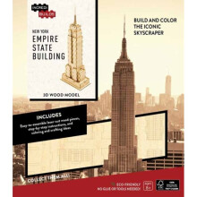 IncrediBuilds New York Empire State Building 3D Wood Model by Insight Editions