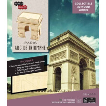 IncrediBuilds Paris Arc de Triomphe 3D Wood Model by Insight Editions