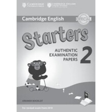 Cambridge English Young Learners 2 for Revised Exam from 2018 Starters Answer Booklet