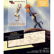 IncrediBuilds Disneys The Lion King Book and 3D Wood Model by Tan & Sheri