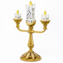 IncrediBuilds Disneys Beauty and the Beast Lumiere 3D Wood Model and Book by Insight Editions