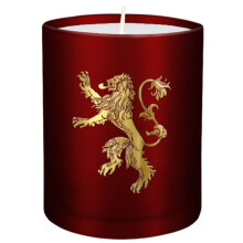Game of Thrones House Lannister Large Glass Candle by Insight Editions