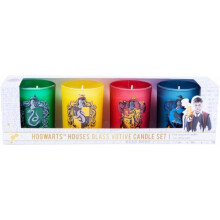 Harry Potter Hogwarts Houses Glass Votive Candle Set by Insight Editions