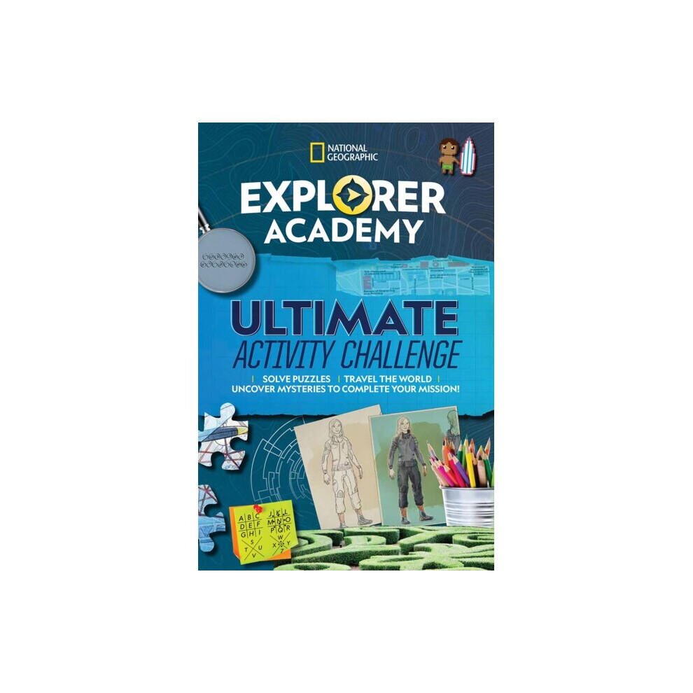 National Geographic Explorer Academy Sticker Book By Kids