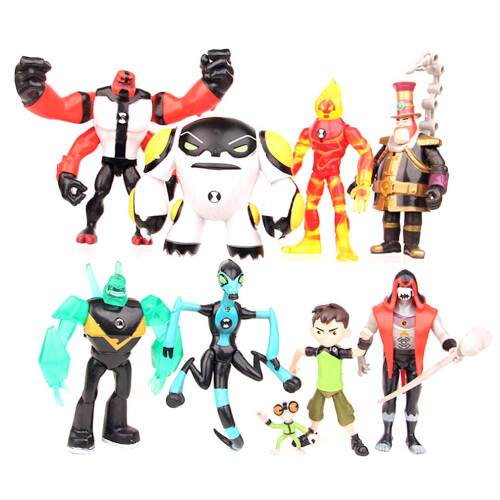 Montre Ben 10 King Jouet 9pcs Ben 10 Omnitrix Figure Monster
