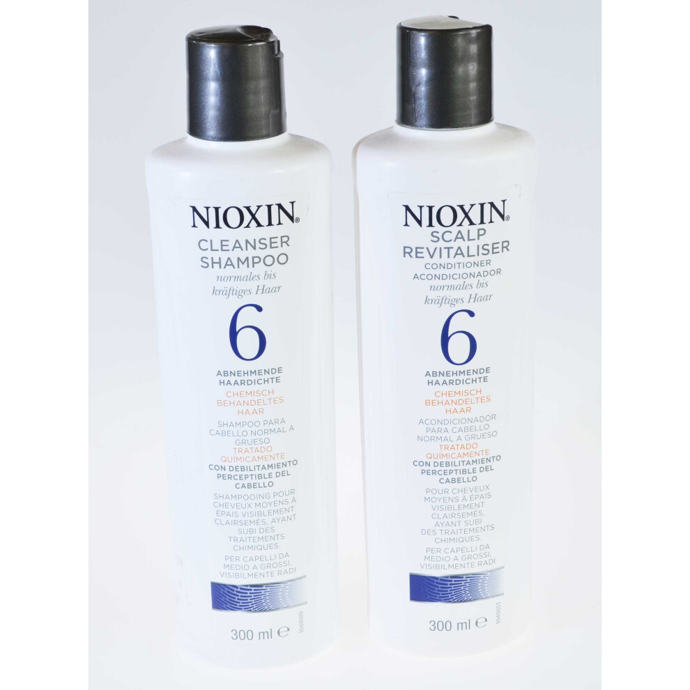 Nioxin Cleanser Shampoo and Scalp Revitaliser System 6 300ml
