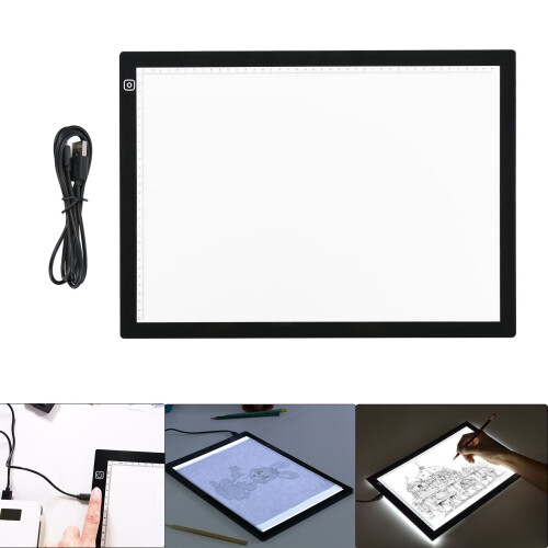 A3 LED Stencil Light Box Artist Tracing Drawing Copy Plate Table Gifts 1