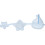 Silver Cross (Vintage Blue) Silver Cross Curtain Tie Backs 2