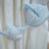 Silver Cross (Vintage Blue) Silver Cross Curtain Tie Backs 1