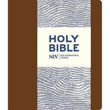 NIV Journalling Brown Imitation Leather Bible with Clasp by Version & New International