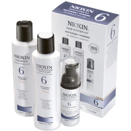 Nioxin Nioxin Trial Starter Kit System 6 Shampoo Conditioner Treatment