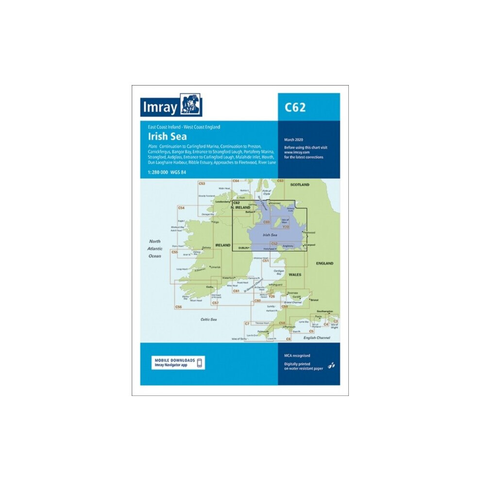 Imray Chart C62 by Imray