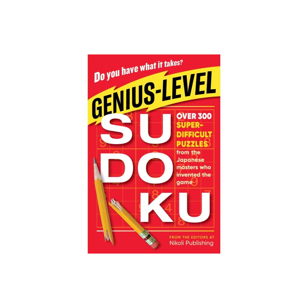 Workman Publishing Genius-Level Sudoku By Nikoli Publishing