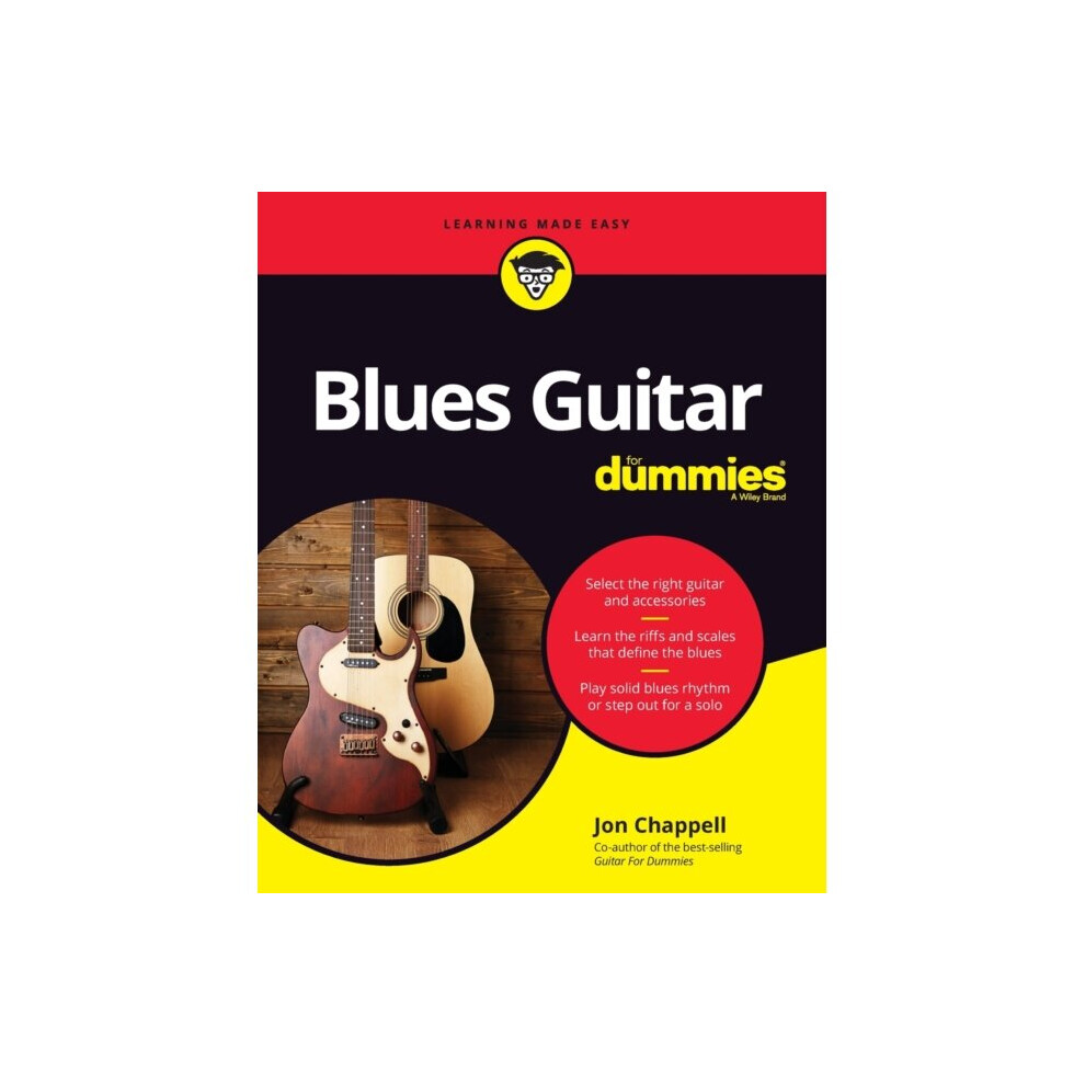 John Wiley & Sons Inc Blues Guitar For Dummies By Chappell & Jon