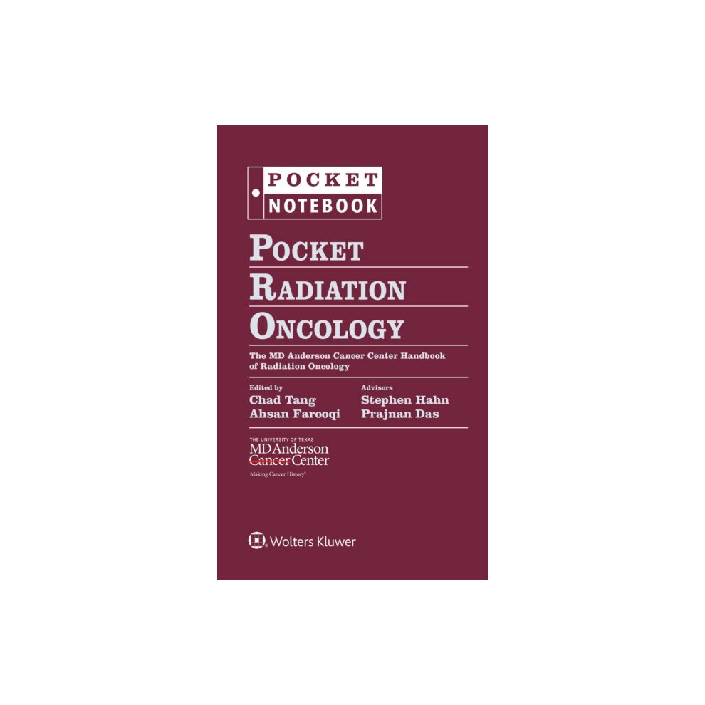 Pocket Radiation Oncology by Tang & Chad & MDFarooqi & Ahsan & MD