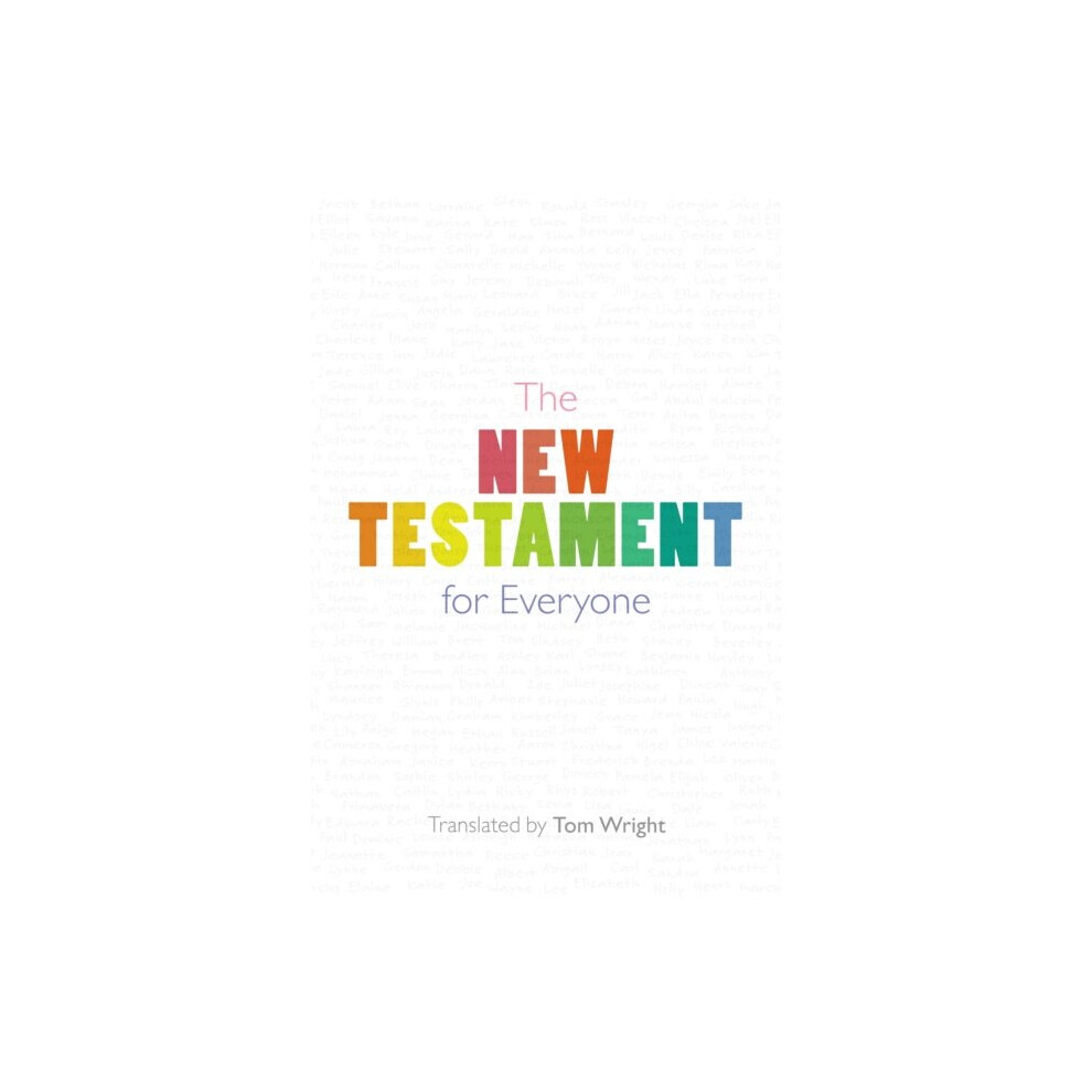 Spck Publishing New Testament For Everyone By Tom Wright