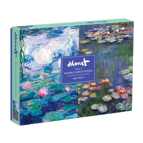 Monet 500 Piece Double Sided Puzzle by McMenemy & Sarah - Book