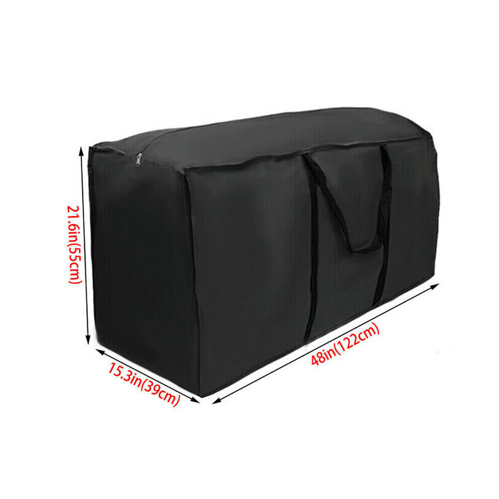 (122x39x55cm) Outdoor Cushion Waterproof Cover Furniture Storage Bag Protector