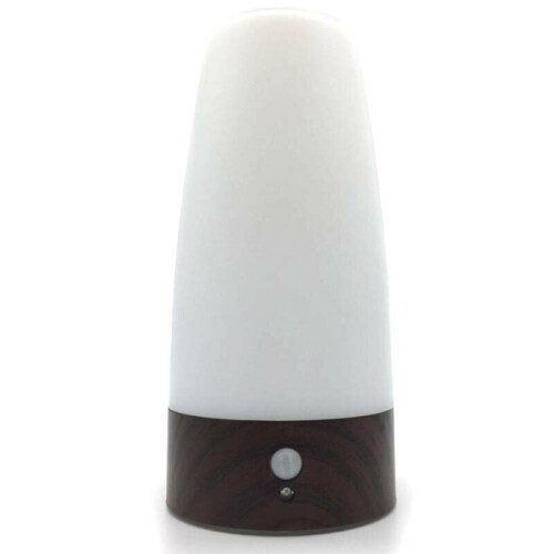 PIR Motion Sensor Night Light Battery Powered LED Table Lamp Warm White Wireles 2