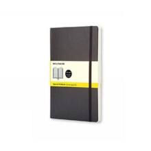Moleskine Soft Cover Pocket Squared Notebook Black by Moleskine