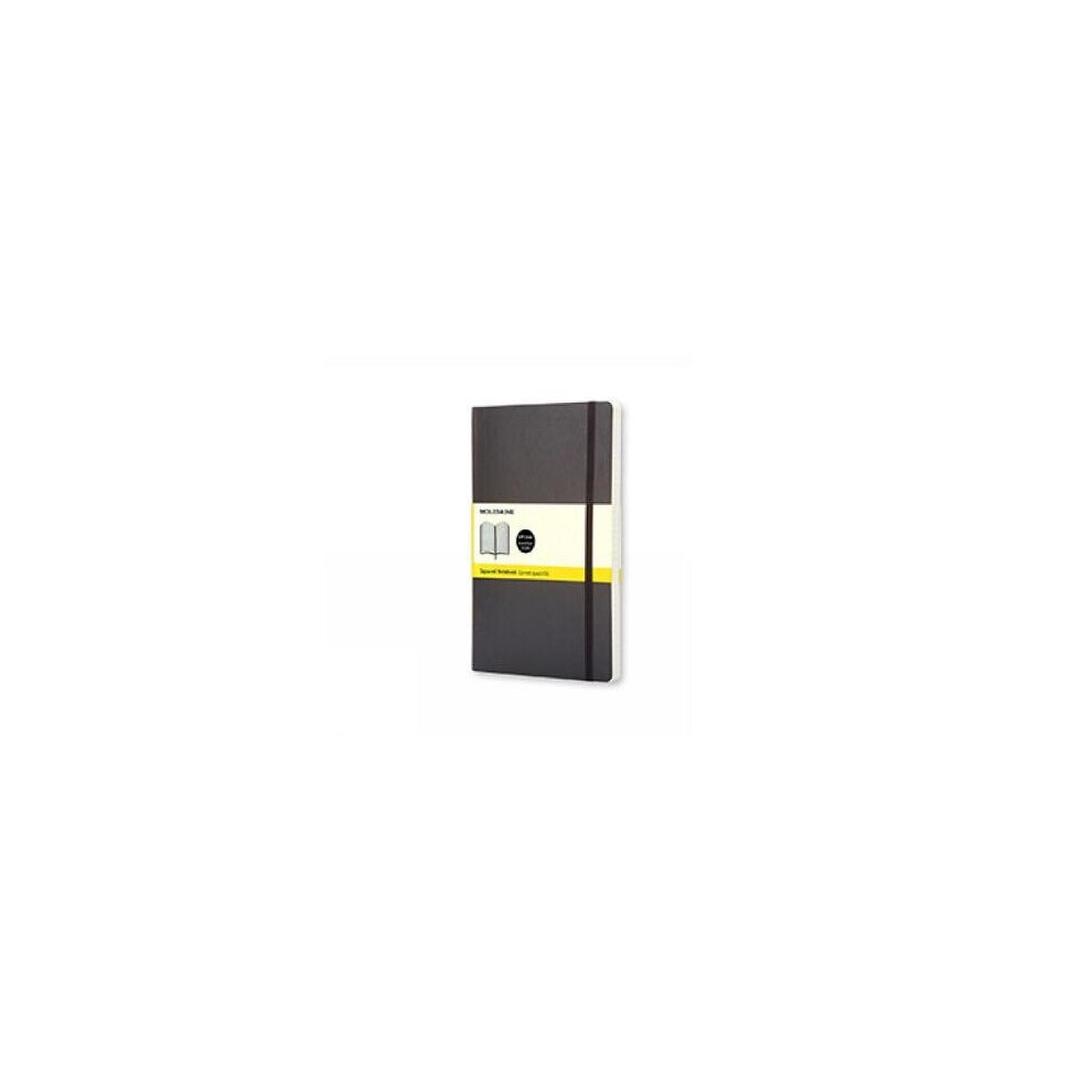 Moleskine Soft Cover Pocket Squared Notebook Black by Moleskine