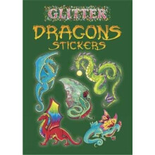Dover Publications-Glitter Dragon Stickers