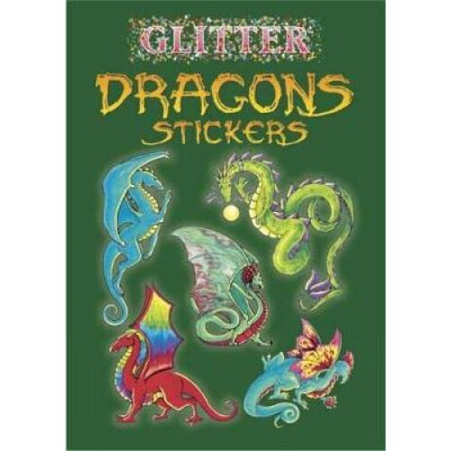 Dover Publications  Glitzer-Drachenaufkleber