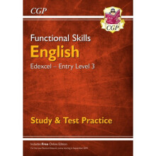 New Functional Skills English Edexcel Entry Level 3 - Study & Test Practice for 2020 & beyond by Boo