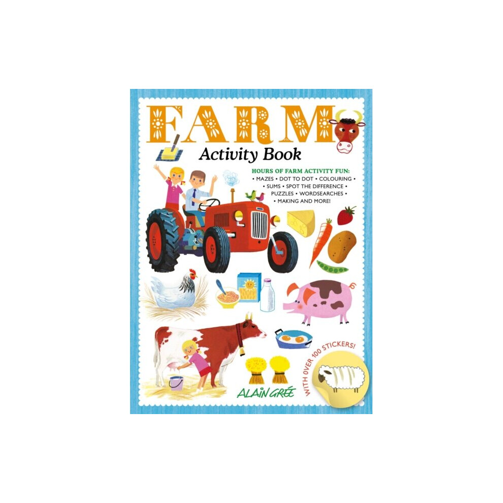 Button Books Farm Activity Book By Gree & Alain