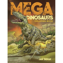 Mega Dinosaurs Coloring Book by Sovak & Jan