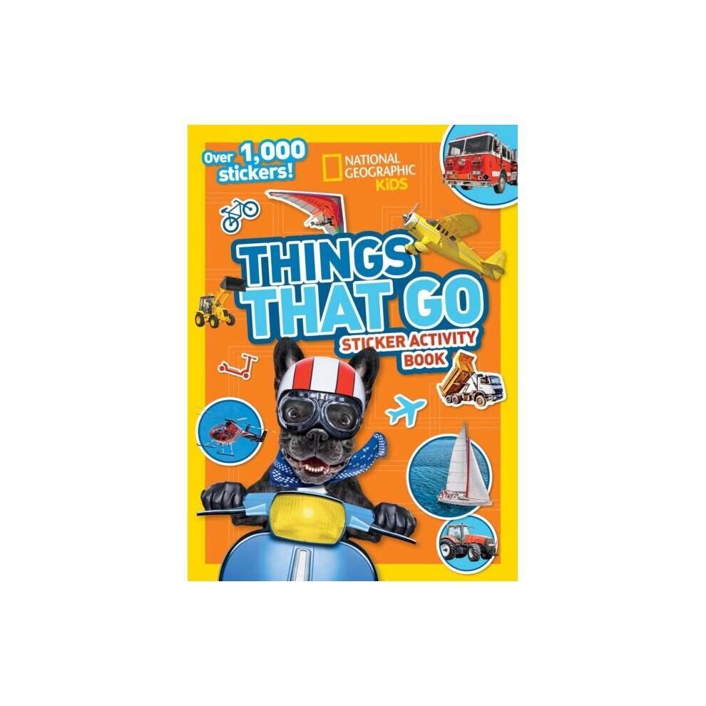 National Geographic Things That Go Sticker Activity Book By Kids