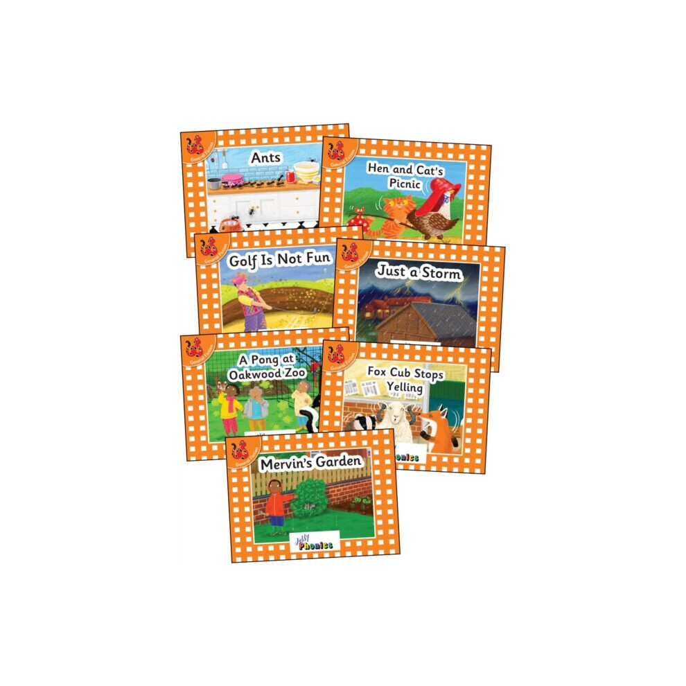 Jolly Phonics Orange Level Readers Complete Set By Van-Pottelsberghe & Louise