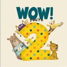 WOW Youre Two birthday book by Tapper & Lucy