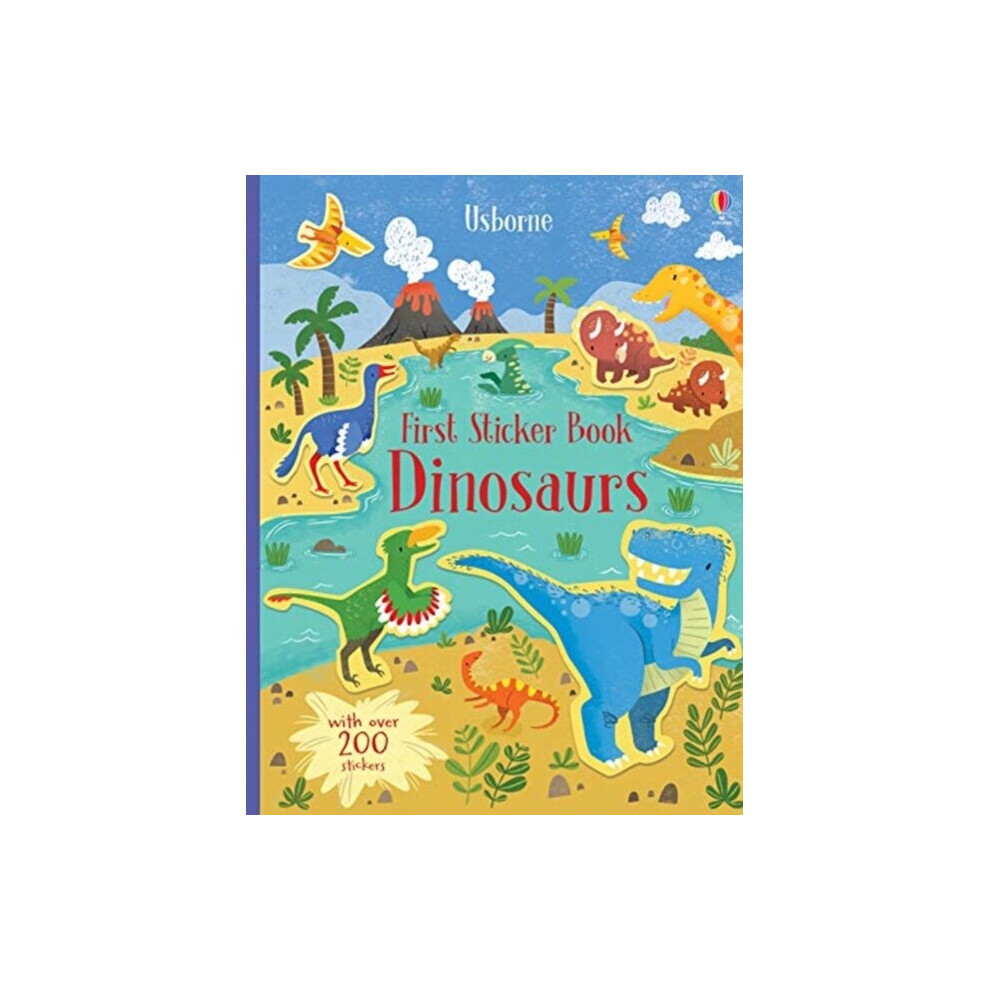 Usborne Publishing Ltd First Sticker Book Dinosaurs By Watson & Hannah