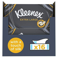Kleenex Extra Large Facial Tissues, 16 Boxes
