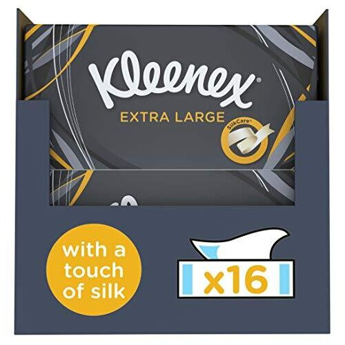 Kleenex Kleenex Extra Large Facial Tissues, 16 Boxes