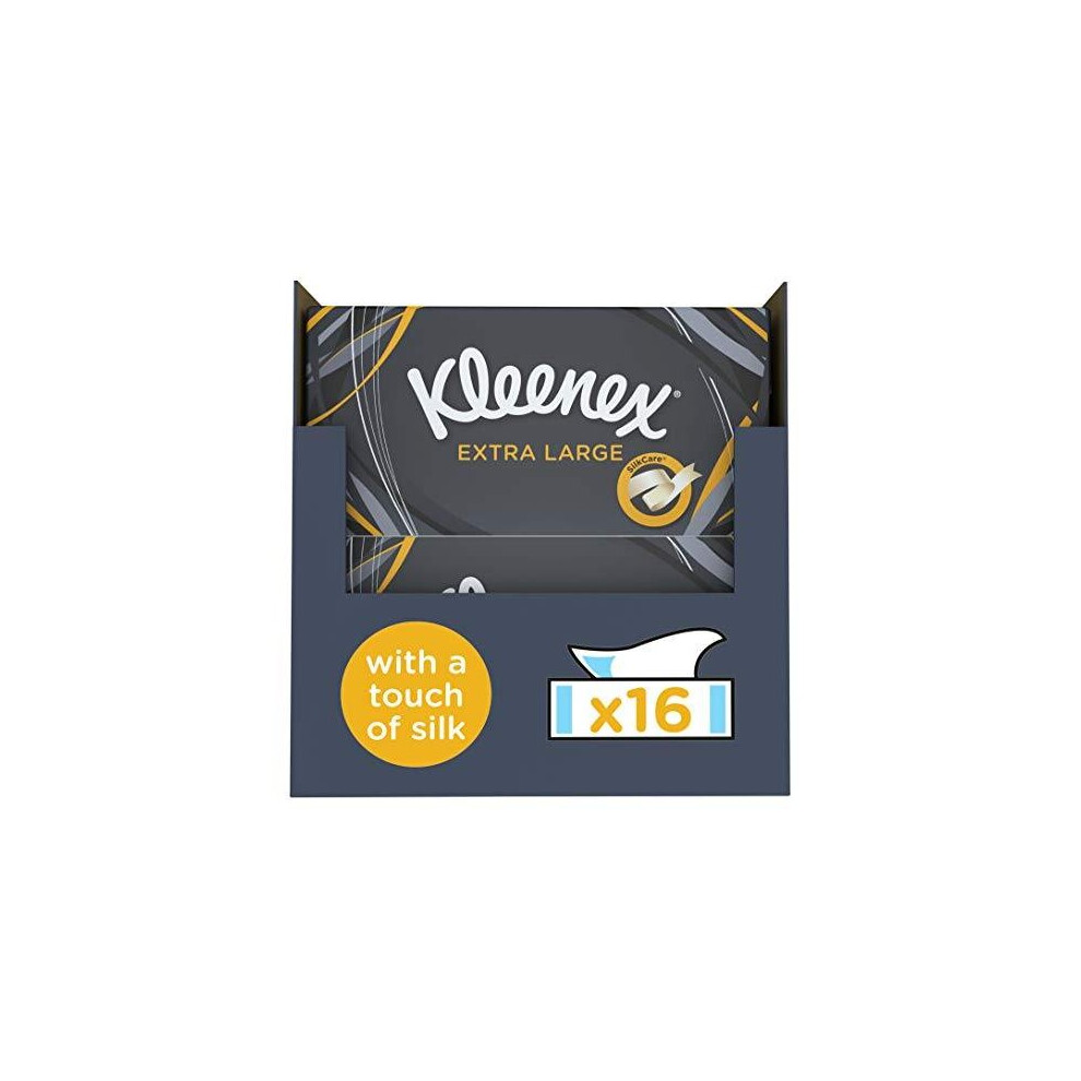 Kleenex Extra Large Facial Tissues, 16 Boxes